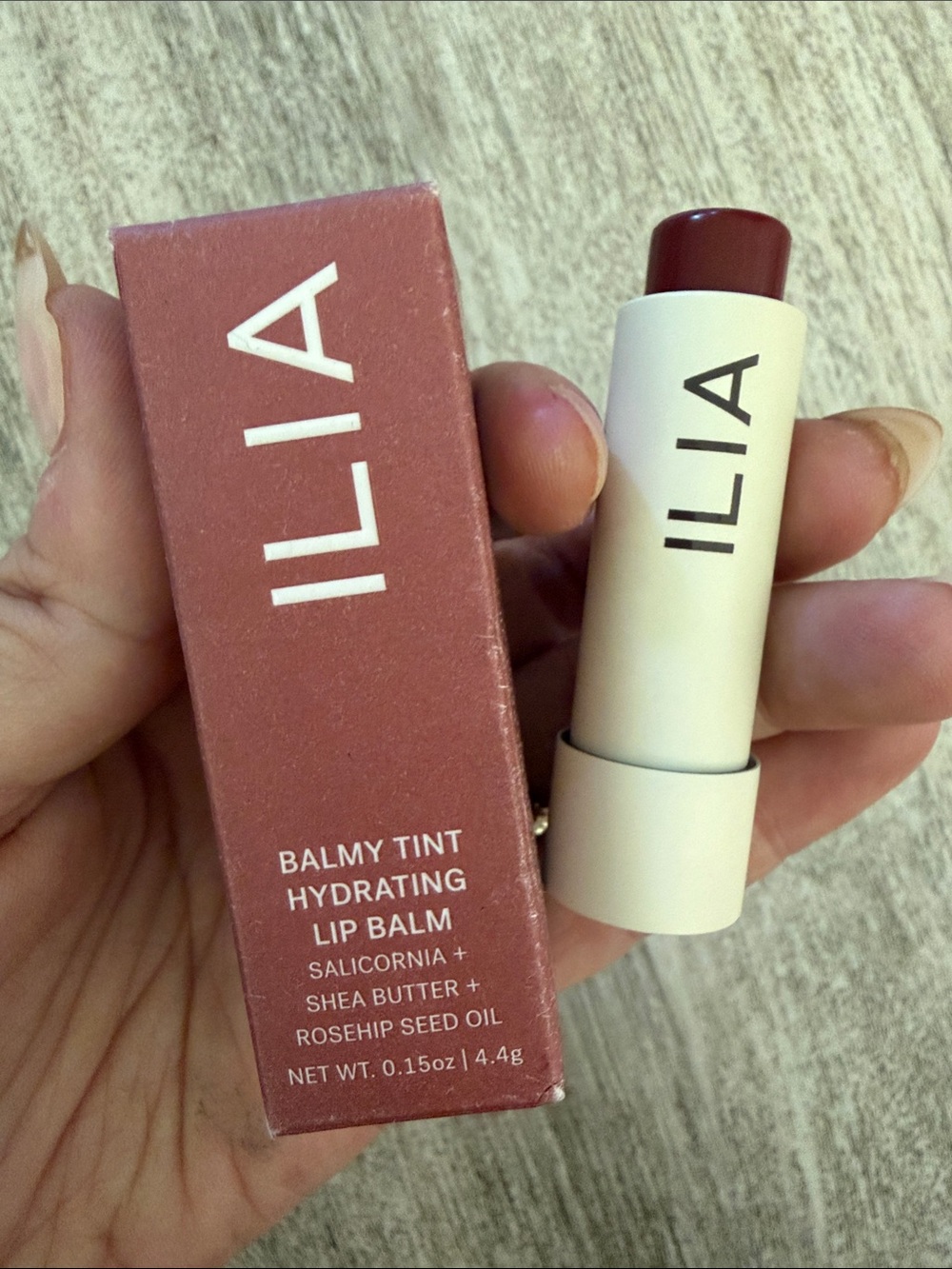 ILIA Balmy Tint Hydrating Lip Balm in Deep Berry $29 retail